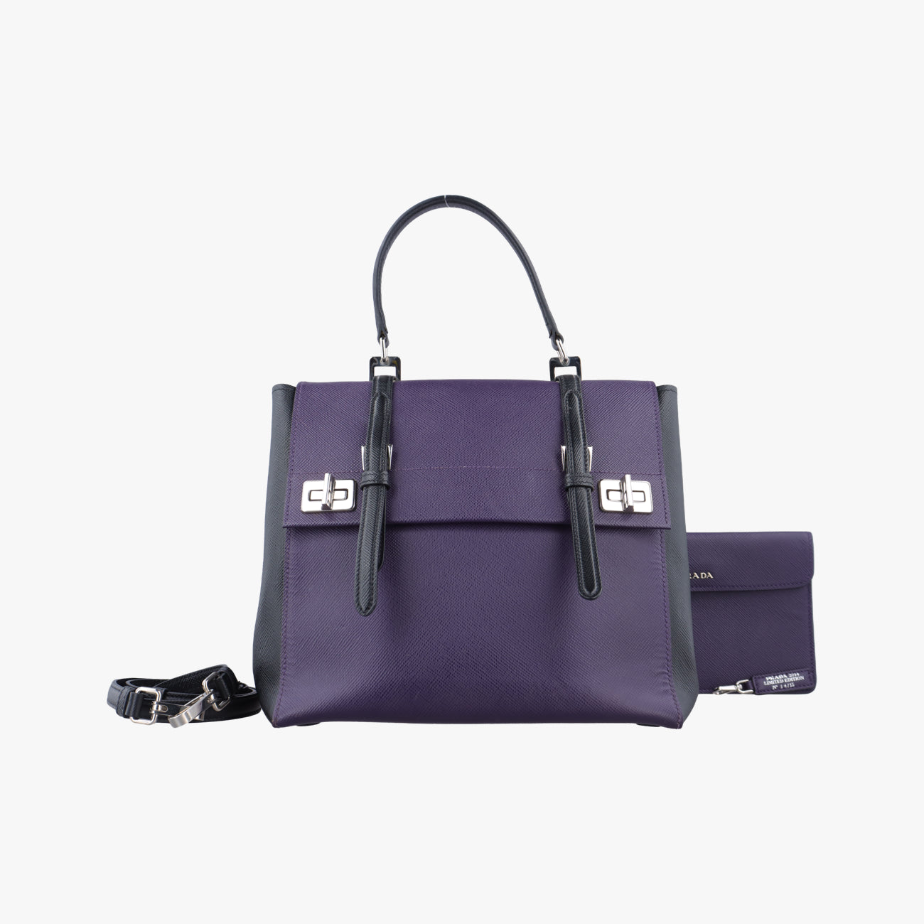 Turn LockPurple x BlackSAFFIANO LeatherBN2821239/Aターンロックパープル×ブラックサフィアーノレザーBN2821239/A