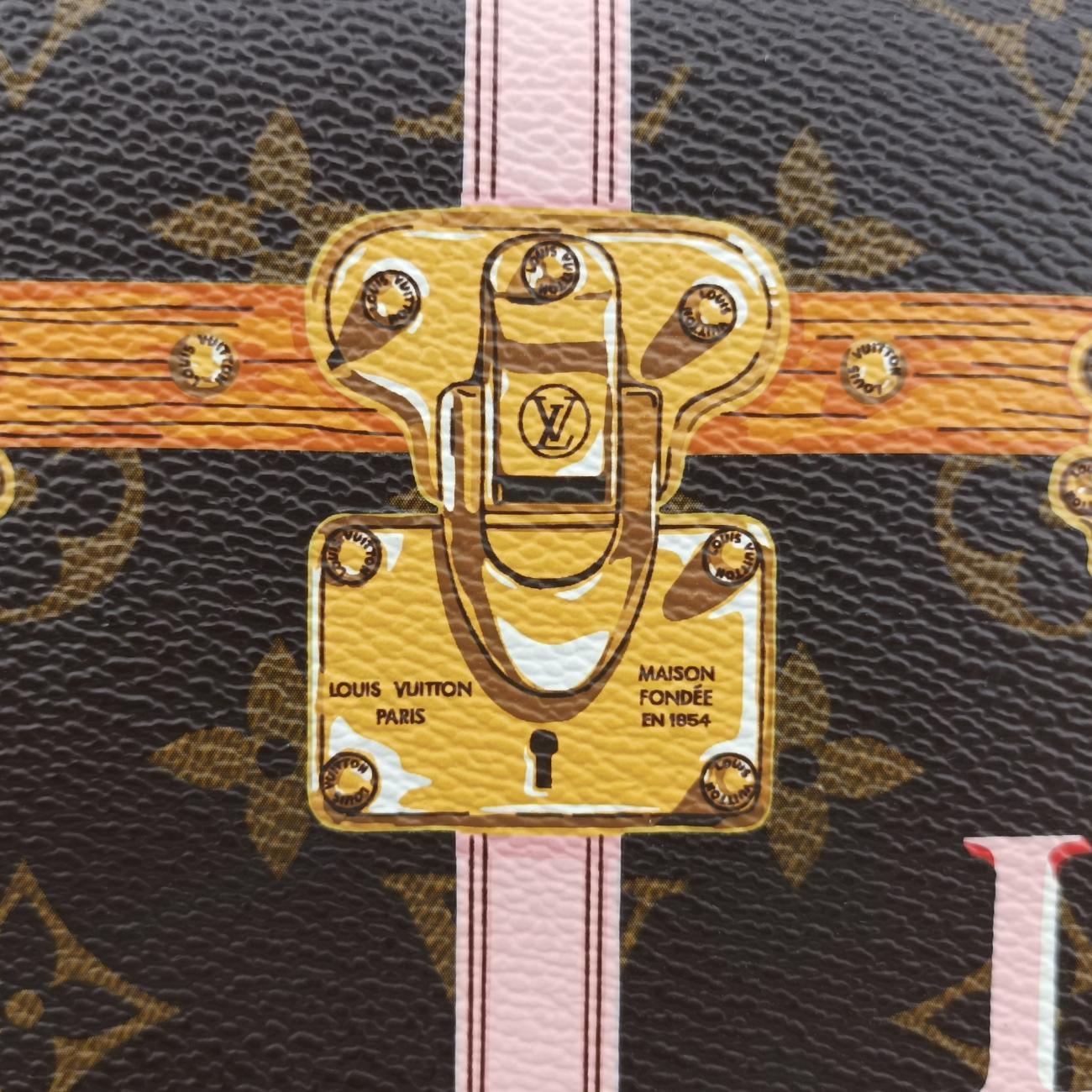 Pochette Weekendbrown×Fuchsia PinkMonogram CanvasM62456UB0188ポシェット ウィークエンドモノグラム/ブラウン系×フューシャピンクモノグラムキャンバスM62456UB0188