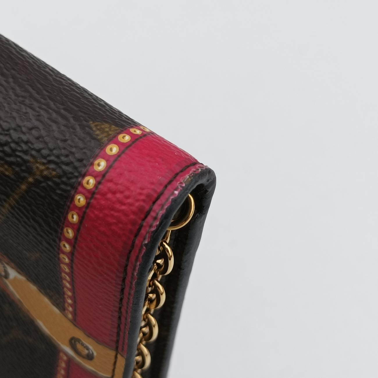 Pochette Weekendbrown×Fuchsia PinkMonogram CanvasM62456UB0188ポシェット ウィークエンドモノグラム/ブラウン系×フューシャピンクモノグラムキャンバスM62456UB0188
