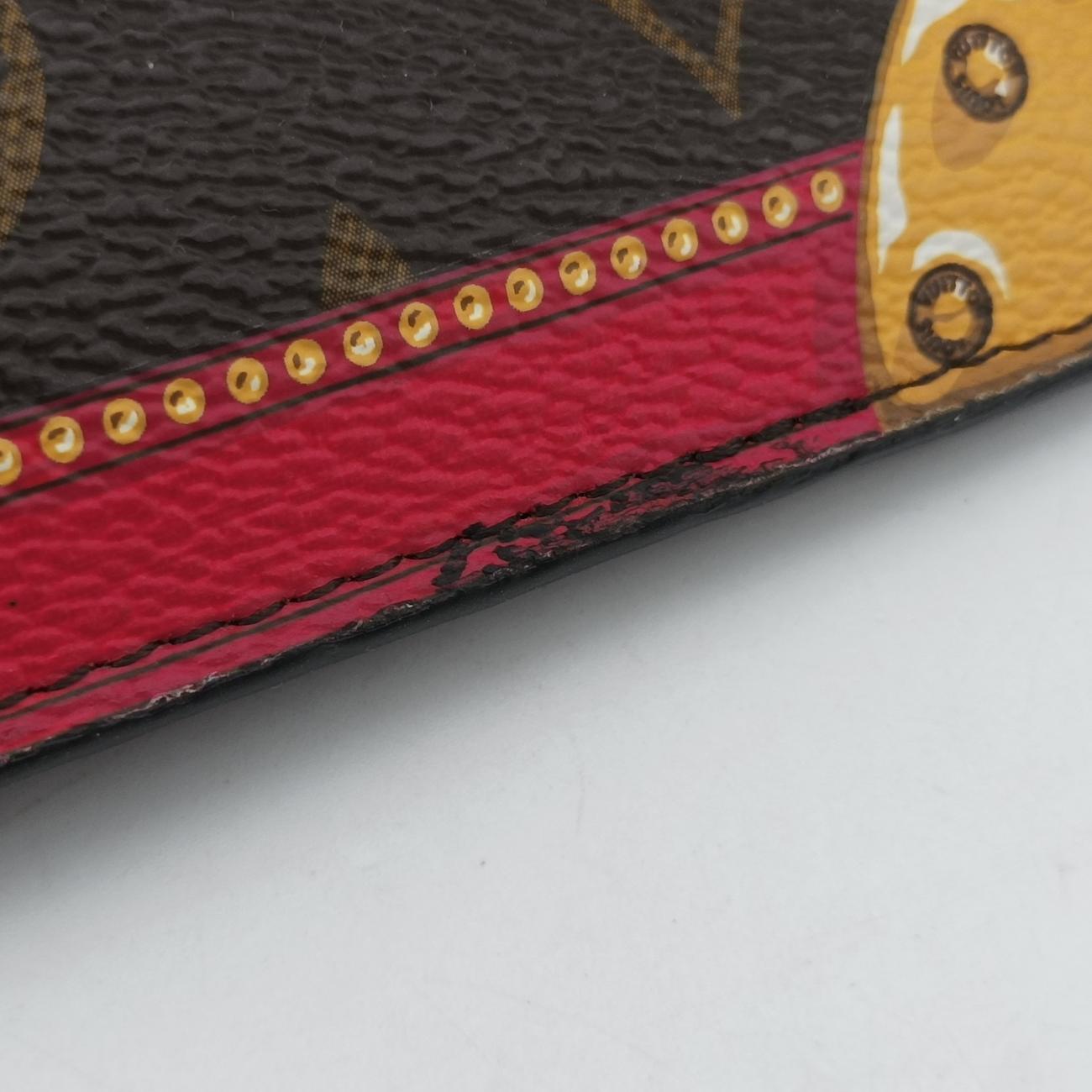 Pochette Weekendbrown×Fuchsia PinkMonogram CanvasM62456UB0188ポシェット ウィークエンドモノグラム/ブラウン系×フューシャピンクモノグラムキャンバスM62456UB0188