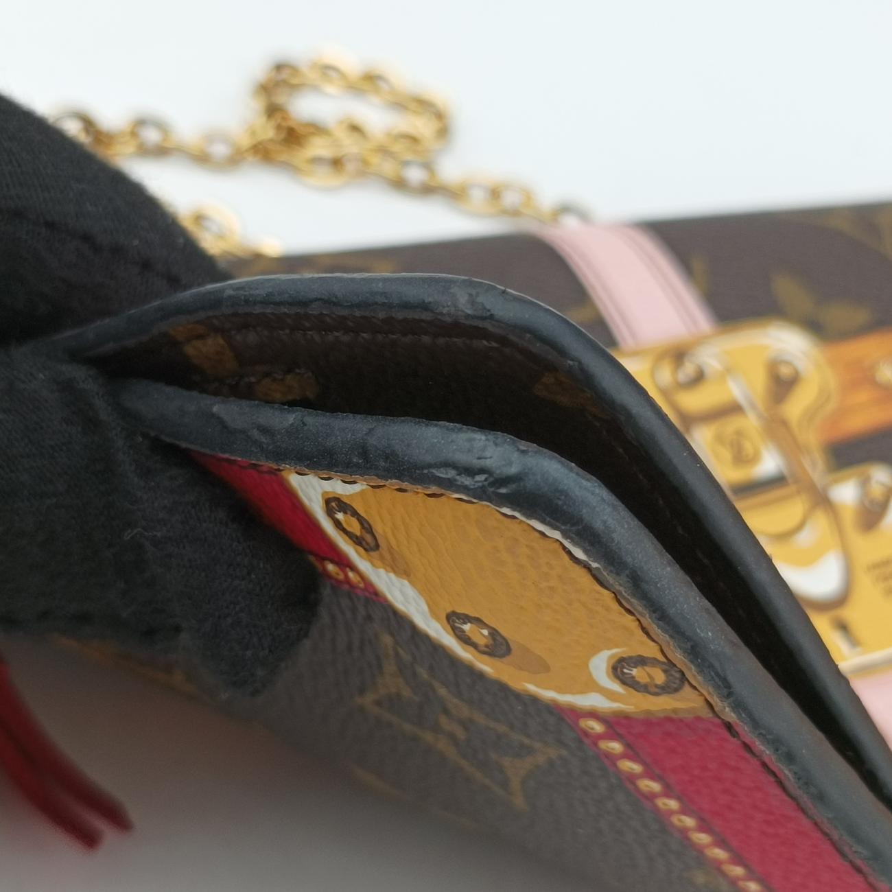 Pochette Weekendbrown×Fuchsia PinkMonogram CanvasM62456UB0188ポシェット ウィークエンドモノグラム/ブラウン系×フューシャピンクモノグラムキャンバスM62456UB0188