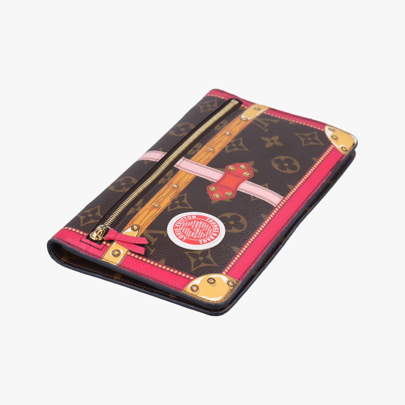 Pochette Weekendbrown×Fuchsia PinkMonogram CanvasM62456UB0188ポシェット ウィークエンドモノグラム/ブラウン系×フューシャピンクモノグラムキャンバスM62456UB0188