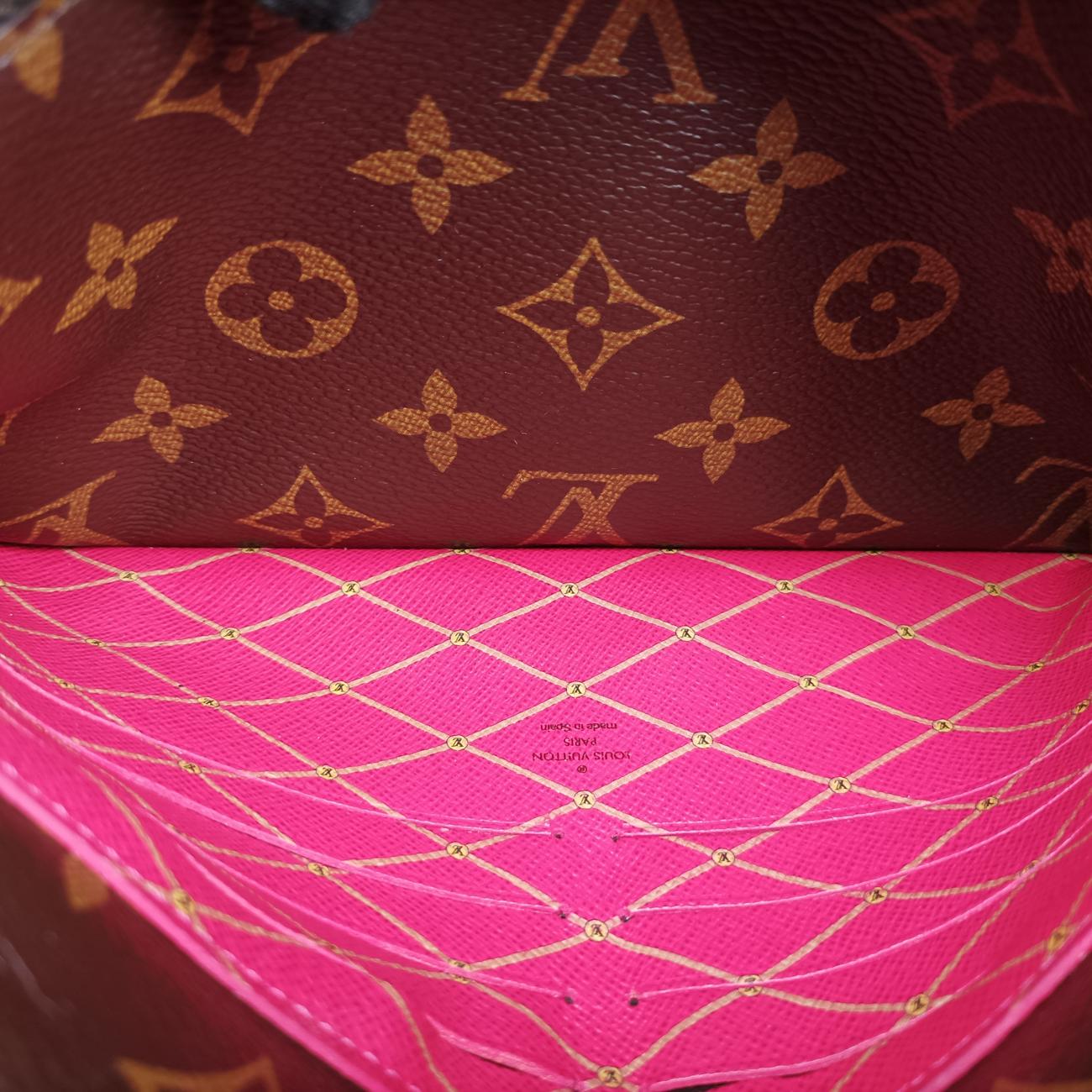 Pochette Weekendbrown×Fuchsia PinkMonogram CanvasM62456UB0188ポシェット ウィークエンドモノグラム/ブラウン系×フューシャピンクモノグラムキャンバスM62456UB0188