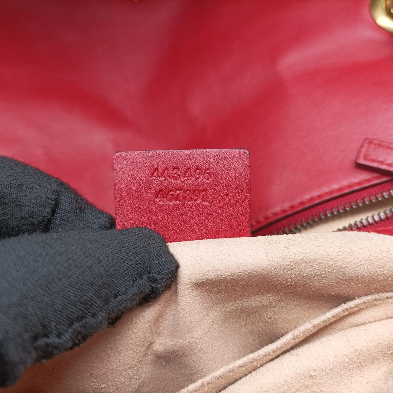 GG MarmontRedLeather443496A020031844GGマーモントレッドレザー443496A020031844