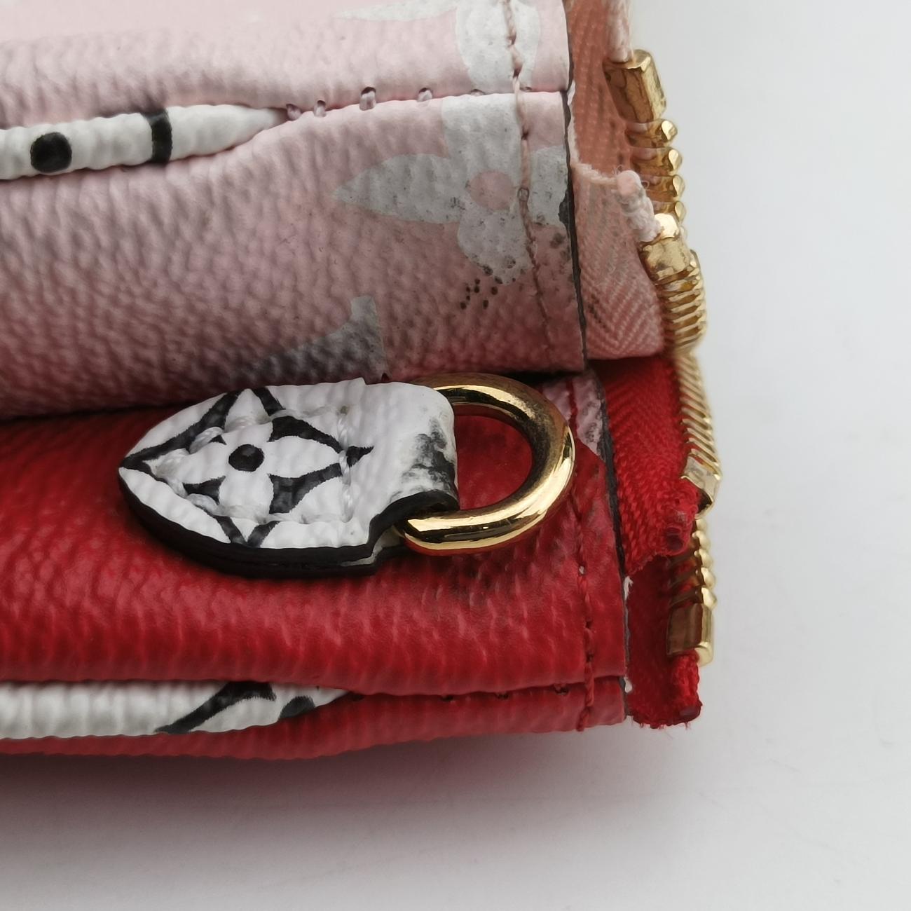 Pochette Double ZipROUGEMonogram  GiantM67561GI1129ポシェットドゥーブルジップルージュモノグラム ジャイアントM67561GI1129