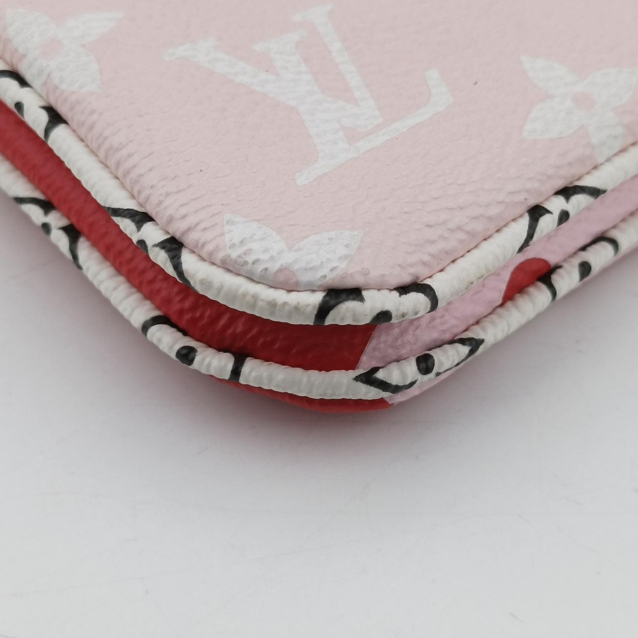 Pochette Double ZipROUGEMonogram  GiantM67561GI1129ポシェットドゥーブルジップルージュモノグラム ジャイアントM67561GI1129