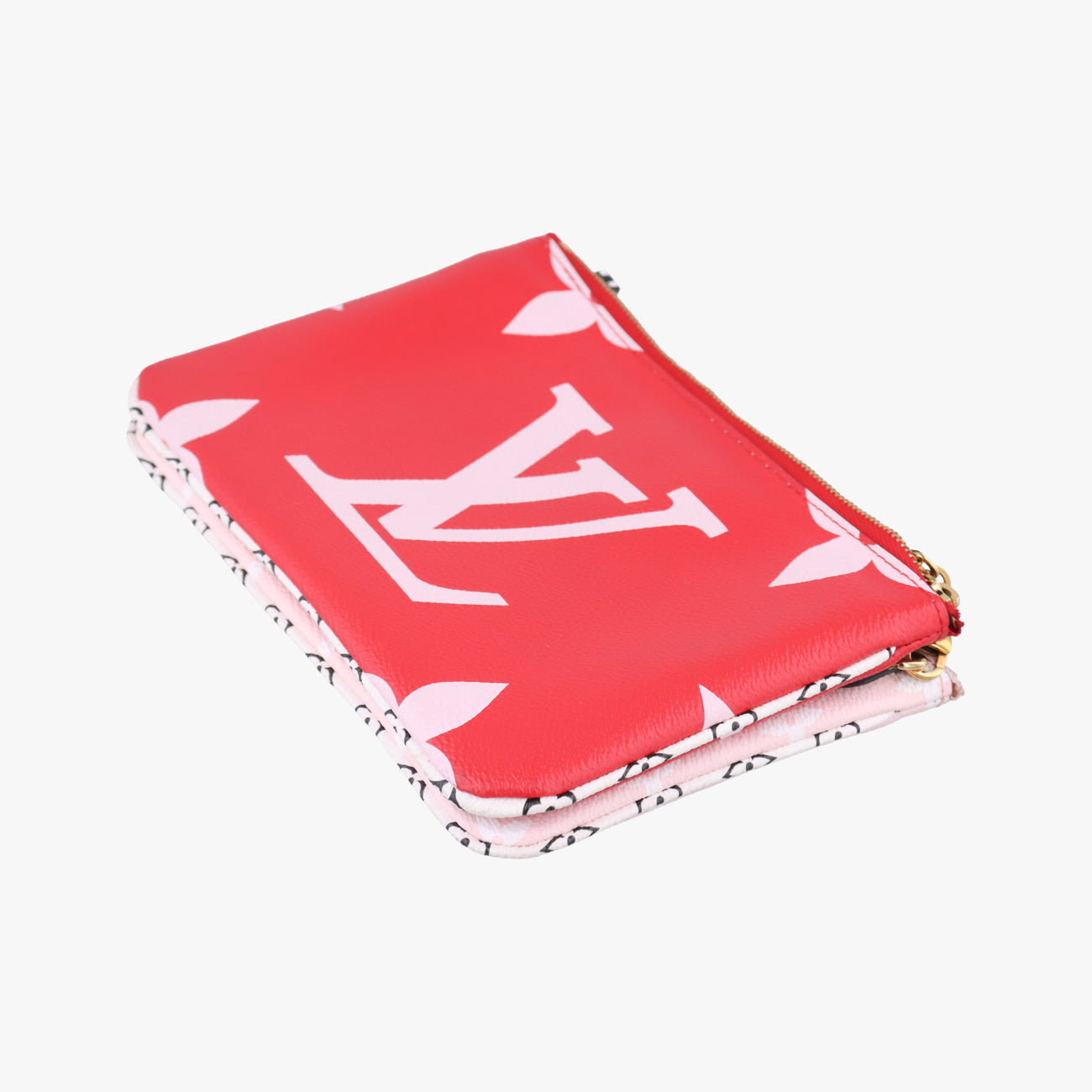 Pochette Double ZipROUGEMonogram  GiantM67561GI1129ポシェットドゥーブルジップルージュモノグラム ジャイアントM67561GI1129