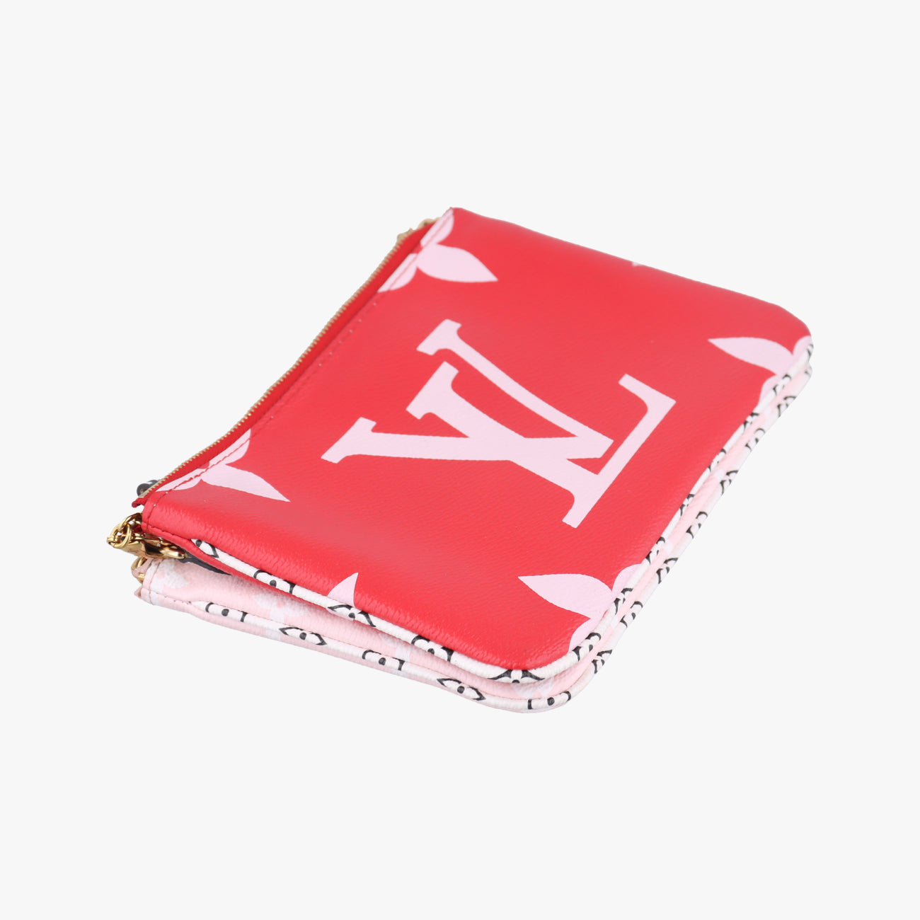 Pochette Double ZipROUGEMonogram  GiantM67561GI1129ポシェットドゥーブルジップルージュモノグラム ジャイアントM67561GI1129