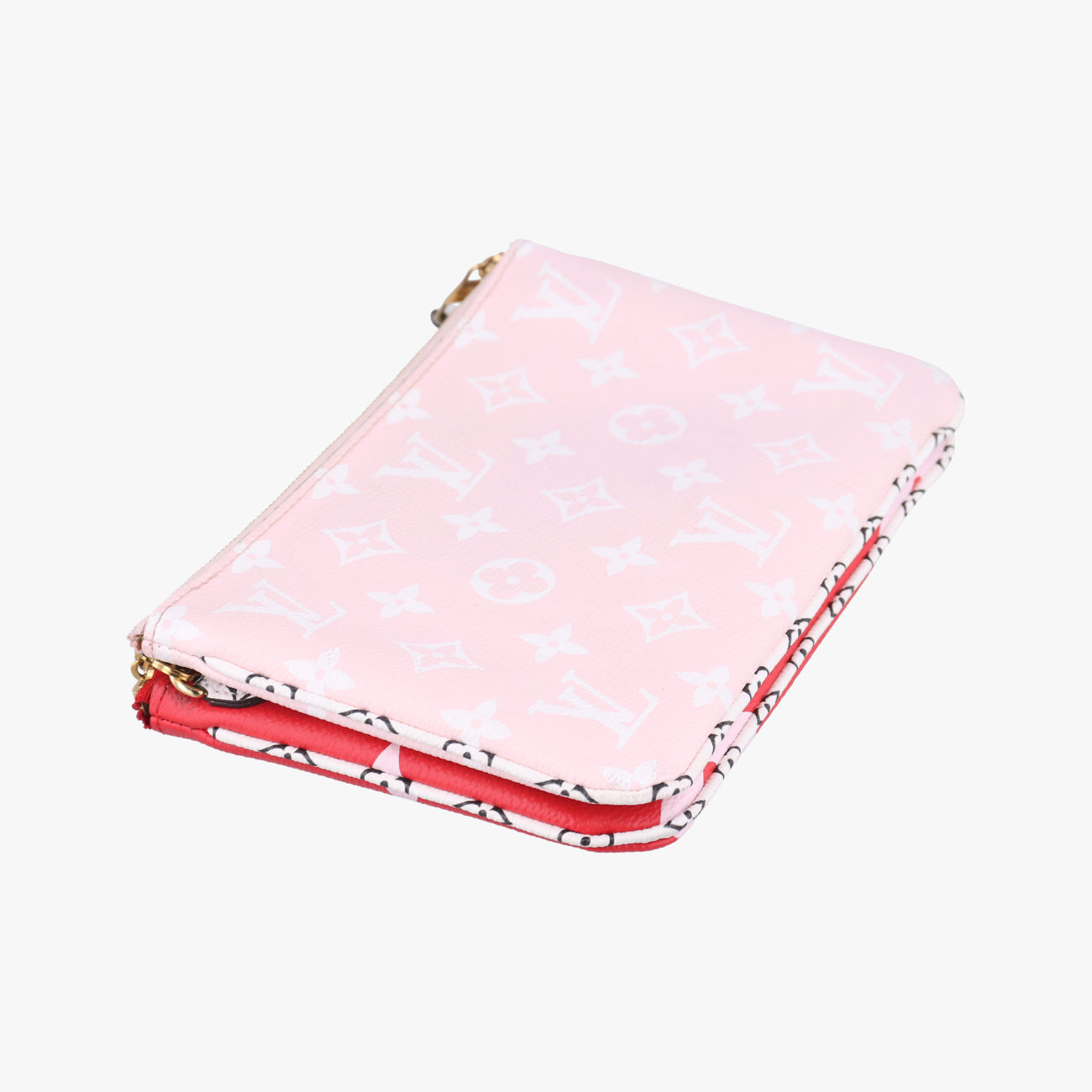 Pochette Double ZipROUGEMonogram  GiantM67561GI1129ポシェットドゥーブルジップルージュモノグラム ジャイアントM67561GI1129