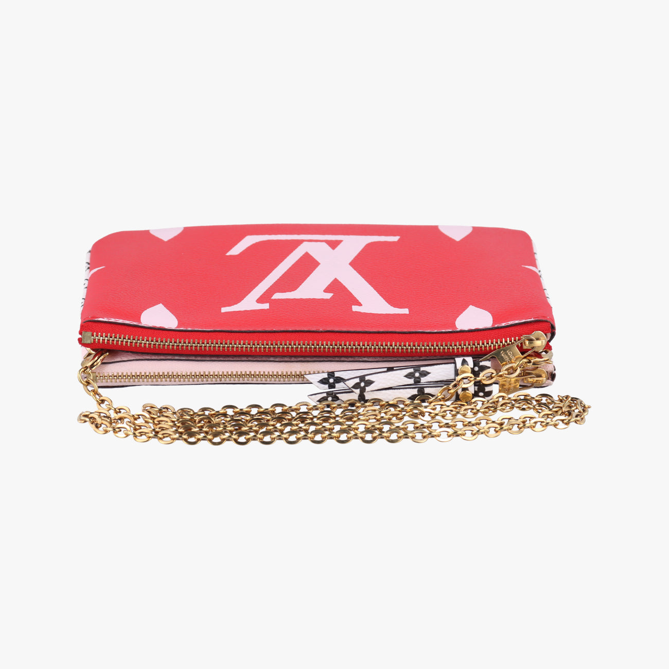 Pochette Double ZipROUGEMonogram  GiantM67561GI1129ポシェットドゥーブルジップルージュモノグラム ジャイアントM67561GI1129