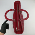 Cannage Quilted Lady DiorRedLambskin26-MA-0059レディ ディオール キルティング カナージュレッドラムスキン26-MA-0059