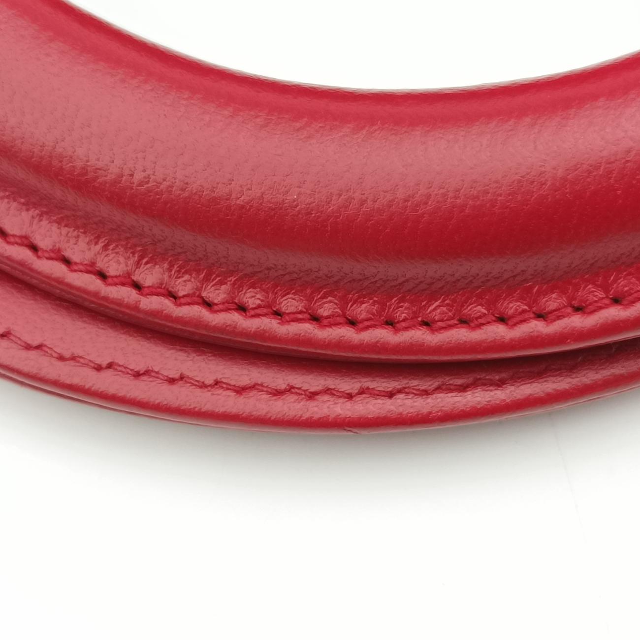 Cannage Quilted Lady DiorRedLambskin26-MA-0059レディ ディオール キルティング カナージュレッドラムスキン26-MA-0059