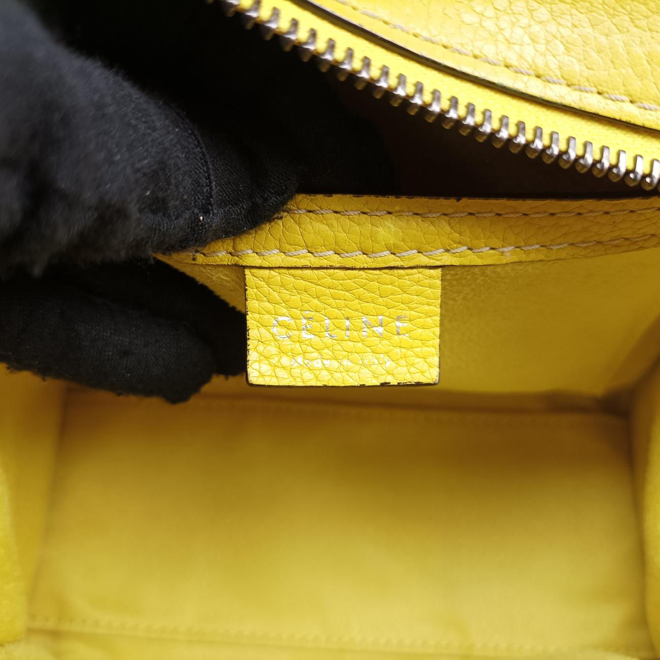 luggage nano shopperYellowleatherS-SA-0191ラゲージナノショッパーイエローレザーS-SA-0191