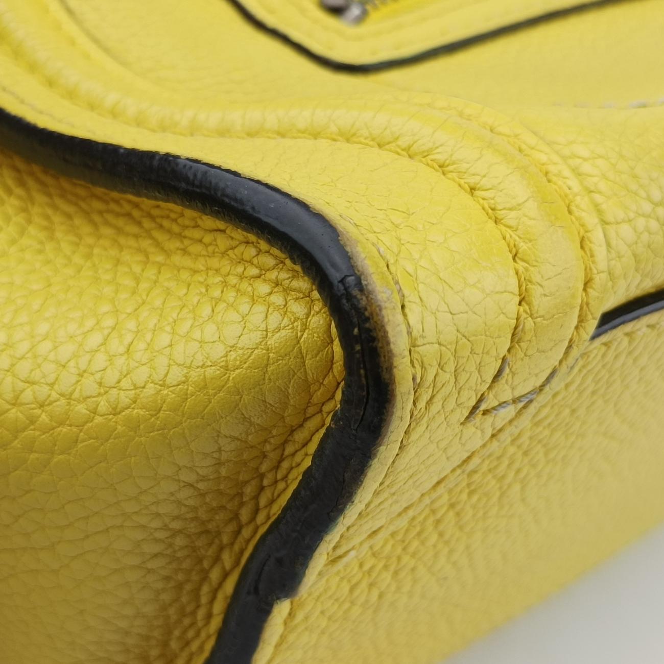 luggage nano shopperYellowleatherS-SA-0191ラゲージナノショッパーイエローレザーS-SA-0191