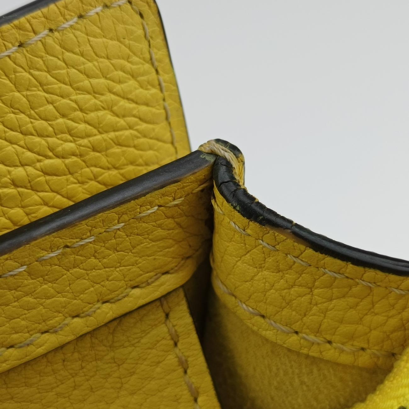luggage nano shopperYellowleatherS-SA-0191ラゲージナノショッパーイエローレザーS-SA-0191