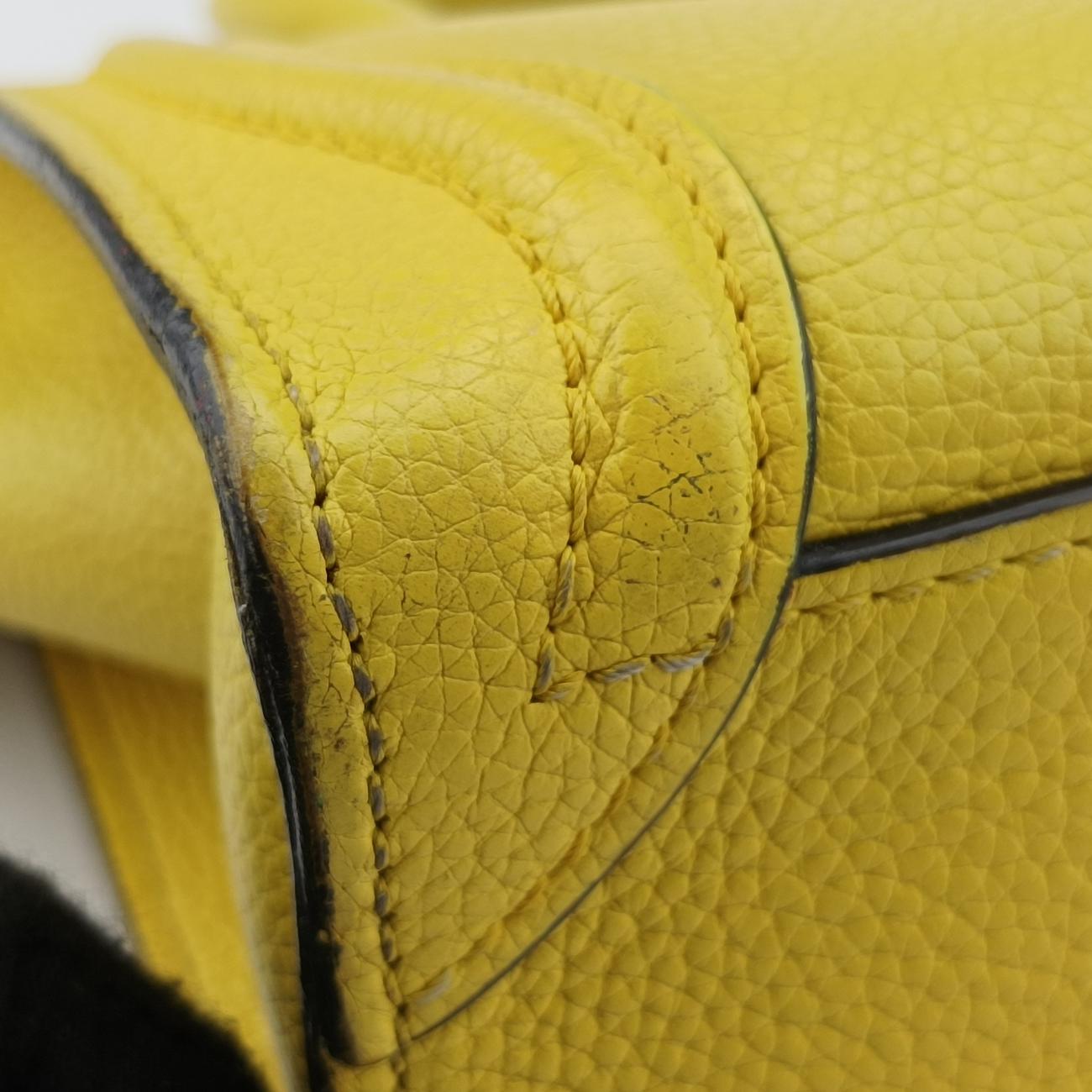 luggage nano shopperYellowleatherS-SA-0191ラゲージナノショッパーイエローレザーS-SA-0191