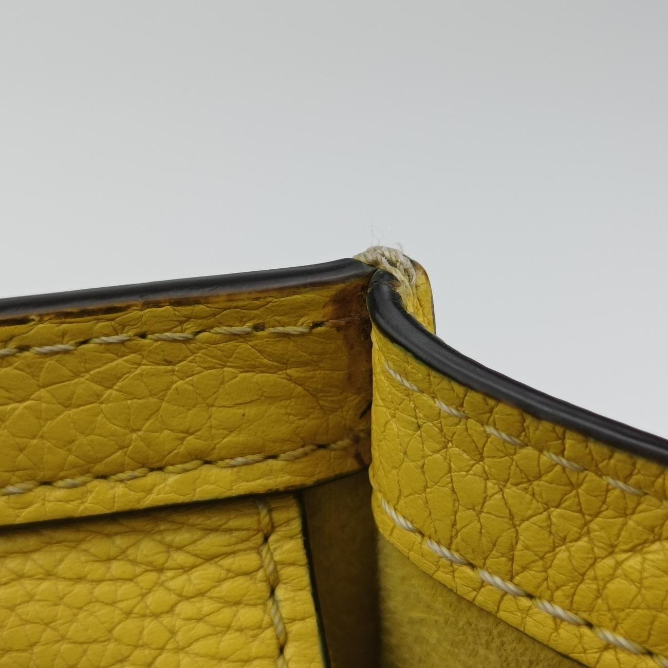 luggage nano shopperYellowleatherS-SA-0191ラゲージナノショッパーイエローレザーS-SA-0191
