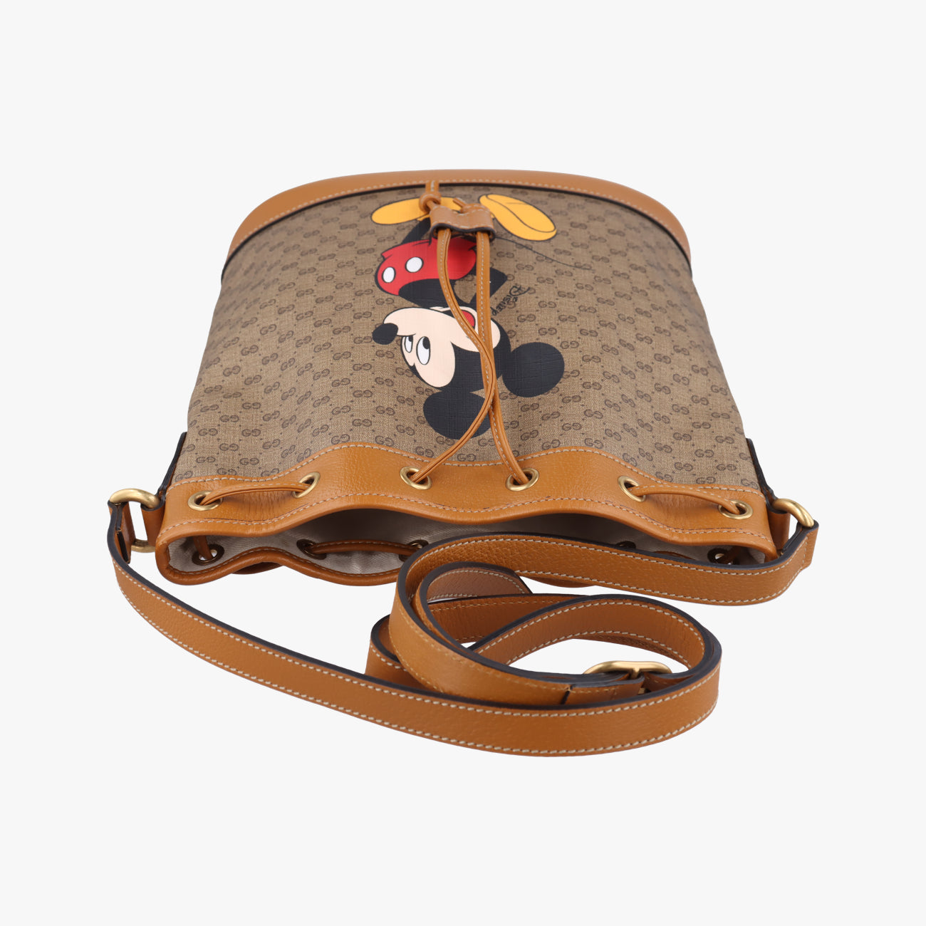 Micro GG/Small Bucket BagMulticolourPVC coated canvas x leather602691A030847086マイクロGG/スモールバケットバッグマルチカラーPVCコーティングキャンバス×レザー602691A030847086