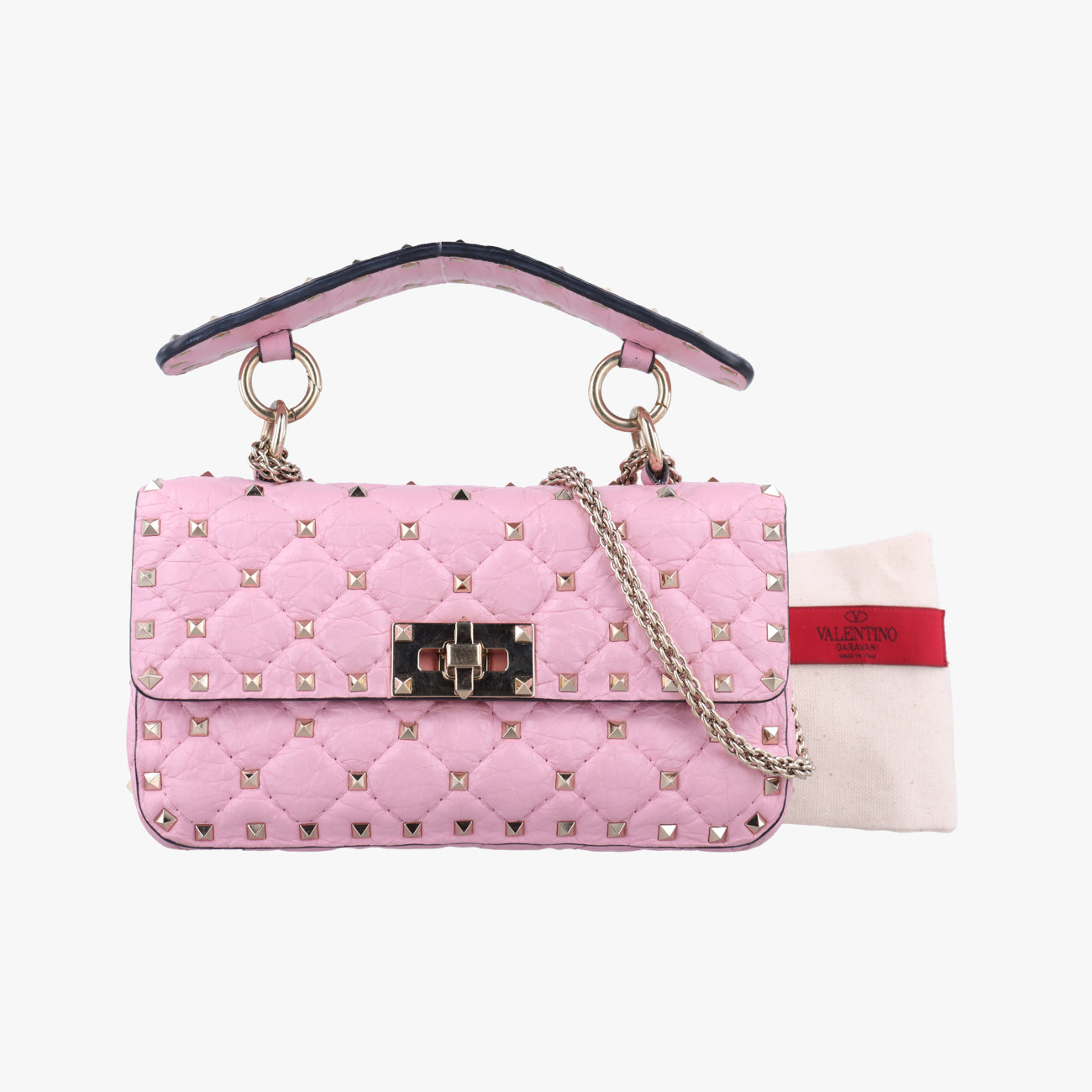 Rockstud spikesPinkLeatherBL-Q123PID2ロックスタッズ　スパイクピンクレザーBL-Q123PID2