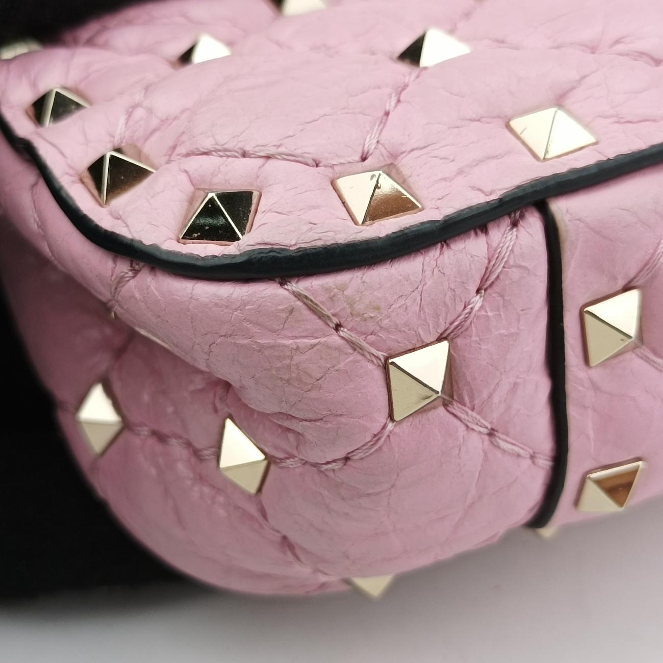 Rockstud spikesPinkLeatherBL-Q123PID2ロックスタッズ　スパイクピンクレザーBL-Q123PID2