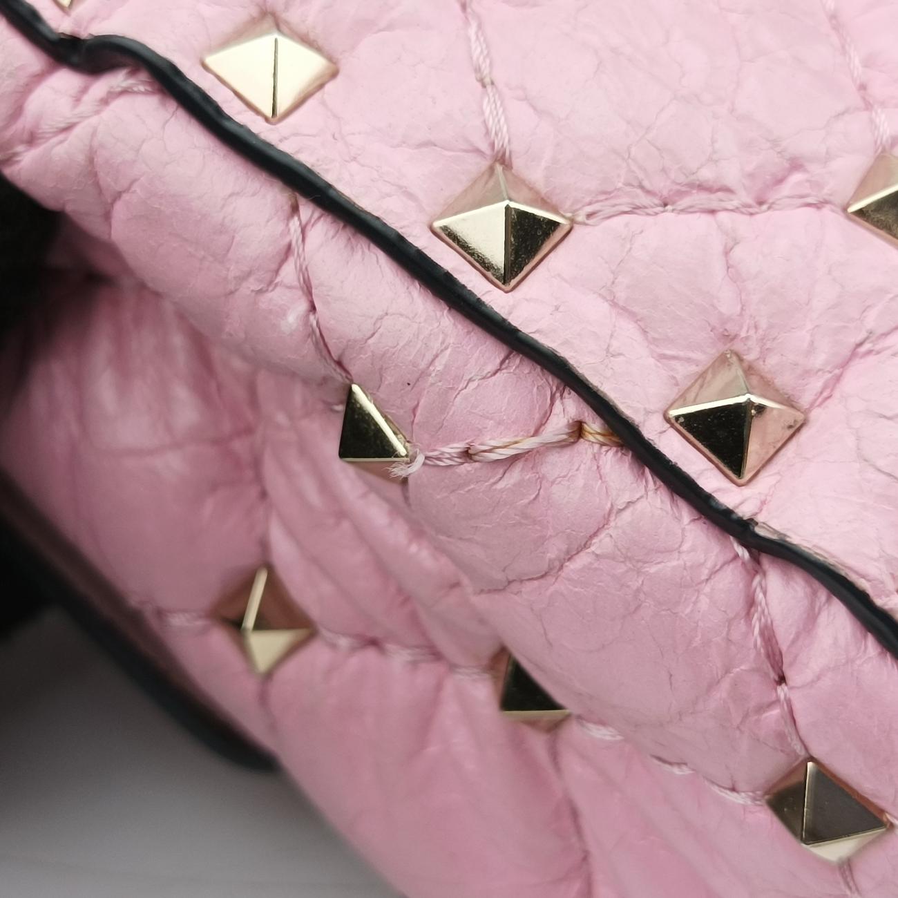 Rockstud spikesPinkLeatherBL-Q123PID2ロックスタッズ　スパイクピンクレザーBL-Q123PID2
