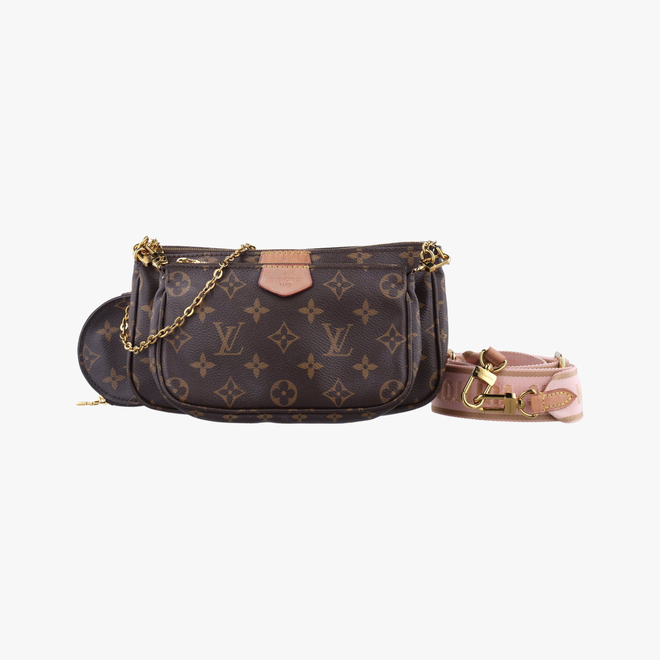 MULTI POCHETTE ACCESSOIRESMARRON×ROSE CLAIREMonogram CanvasM44840SR3220ミュルティポシェットアクセソワールマロン×ローズ クレールモノグラムキャンバスM44840SR3220