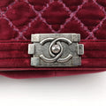 BOY CHANELBurgundyvelourA9248919939326ボーイシャネルワインレッドベロアA9248919939326
