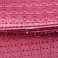 Lady Dior Mini BagRose redpatent15-BO-0136レディディオールミニバッグローズ レッドパテント15-BO-0136