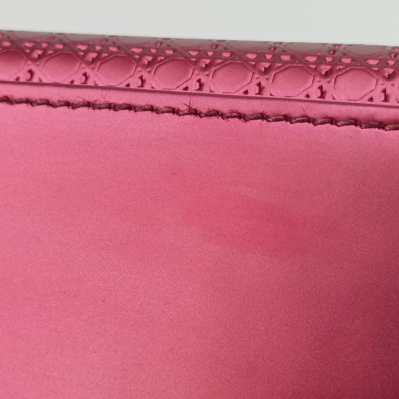 Lady Dior Mini BagRose redpatent15-BO-0136レディディオールミニバッグローズ レッドパテント15-BO-0136