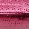 Lady Dior Mini BagRose redpatent15-BO-0136レディディオールミニバッグローズ レッドパテント15-BO-0136