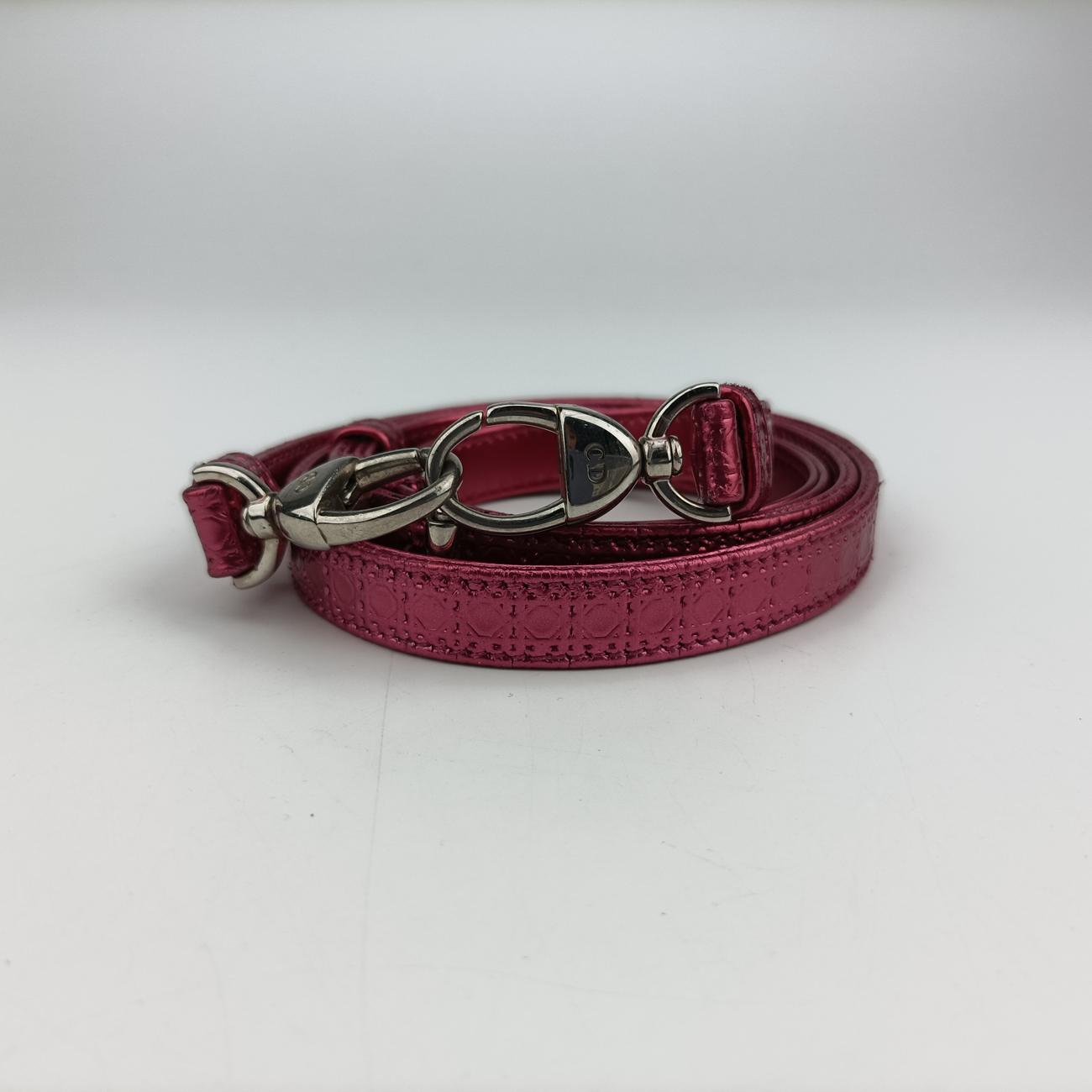 Lady Dior Mini BagRose redpatent15-BO-0136レディディオールミニバッグローズ レッドパテント15-BO-0136