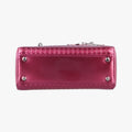 Lady Dior Mini BagRose redpatent15-BO-0136レディディオールミニバッグローズ レッドパテント15-BO-0136