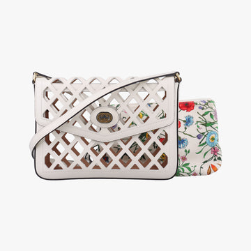 traforata floraWhiteLeather550138D027265304トラフォラータ フローラホワイトレザー550138D027265304