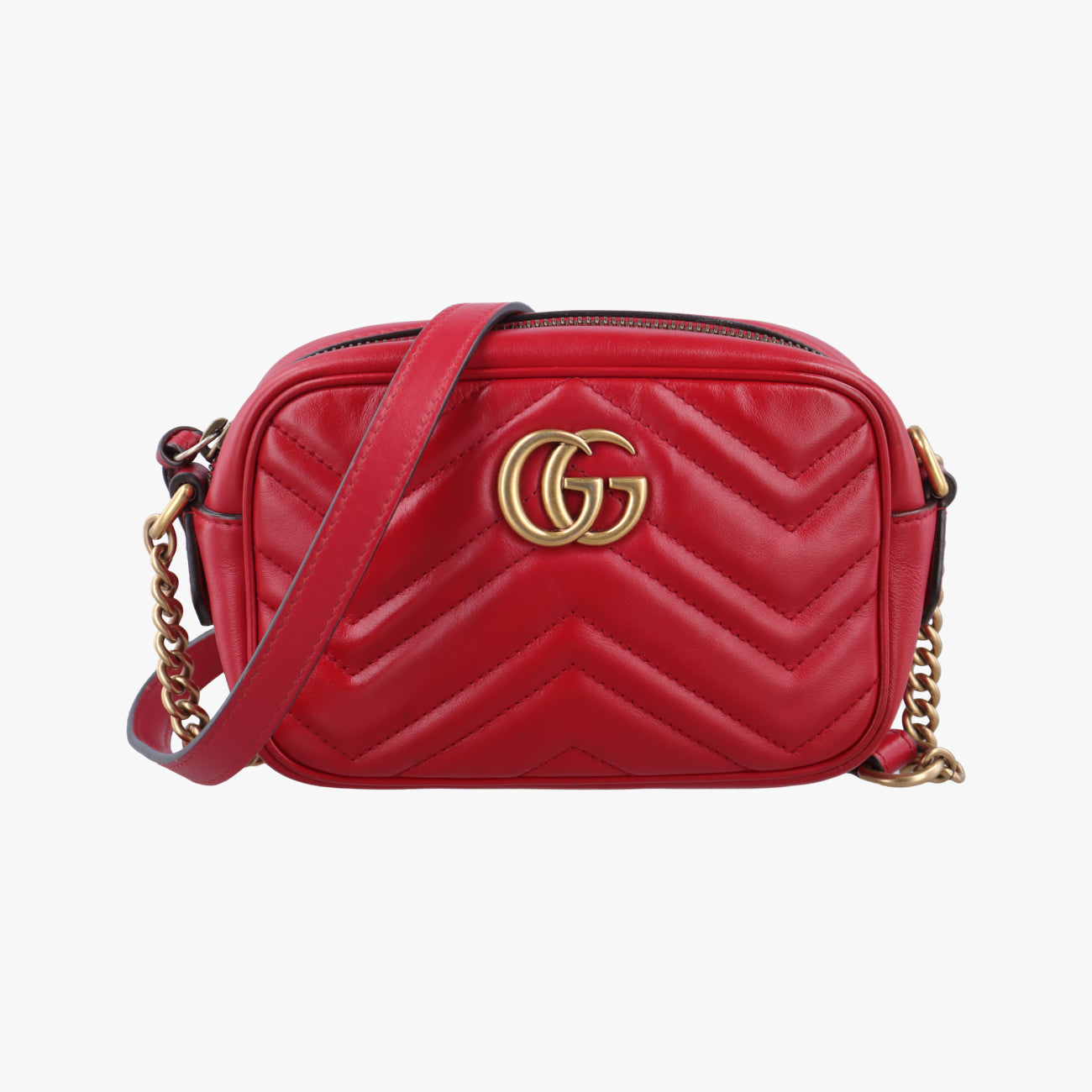 GG MarmontRedLeather448065I030300473GGマーモントレッドレザー448065I030300473