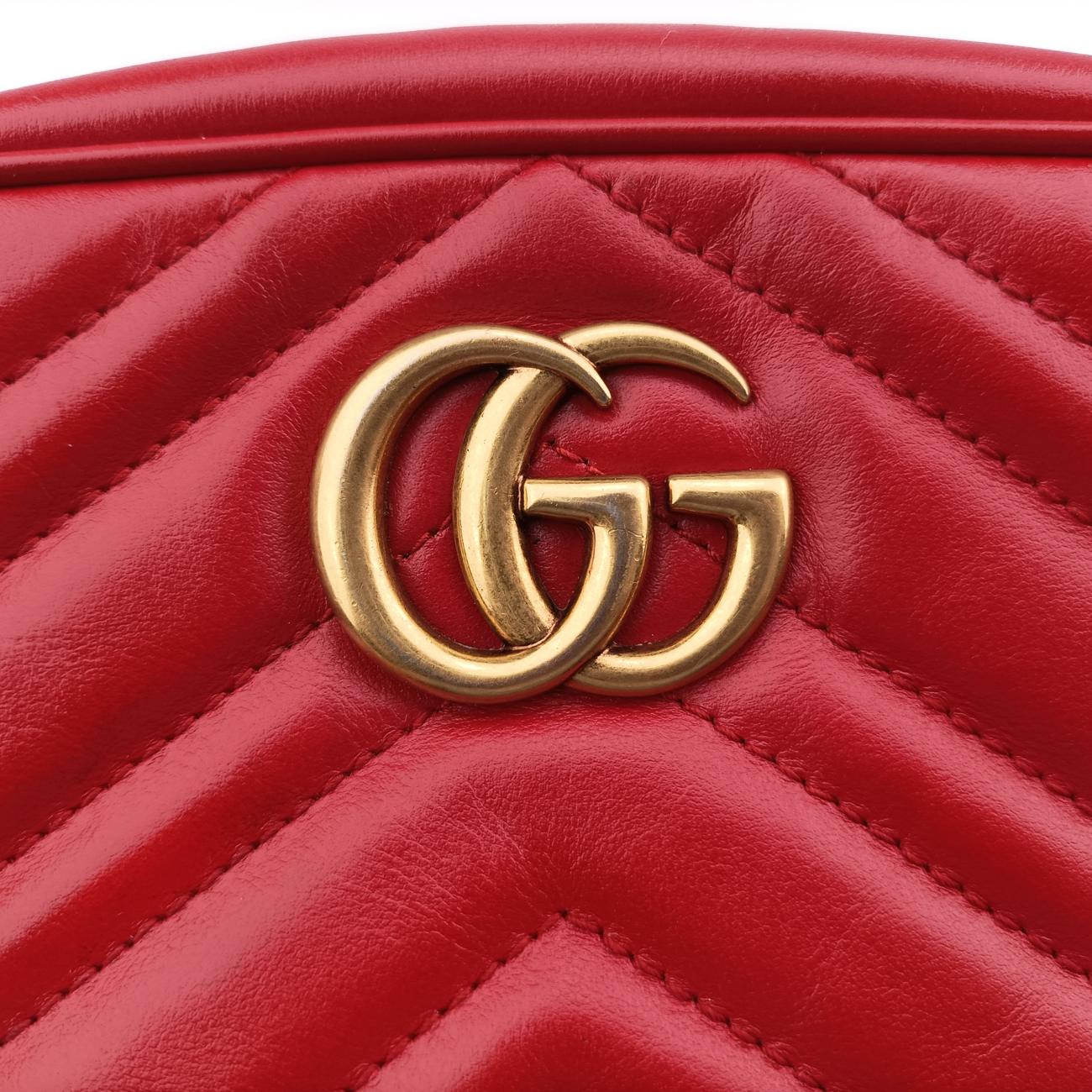 GG MarmontRedLeather448065I030300473GGマーモントレッドレザー448065I030300473