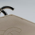 Chevron Caviar Small CC FlapWhiteCaviar SkinA9377323780277シェブロンキャビアスモールCCフラップホワイトキャビアスキンA9377323780277