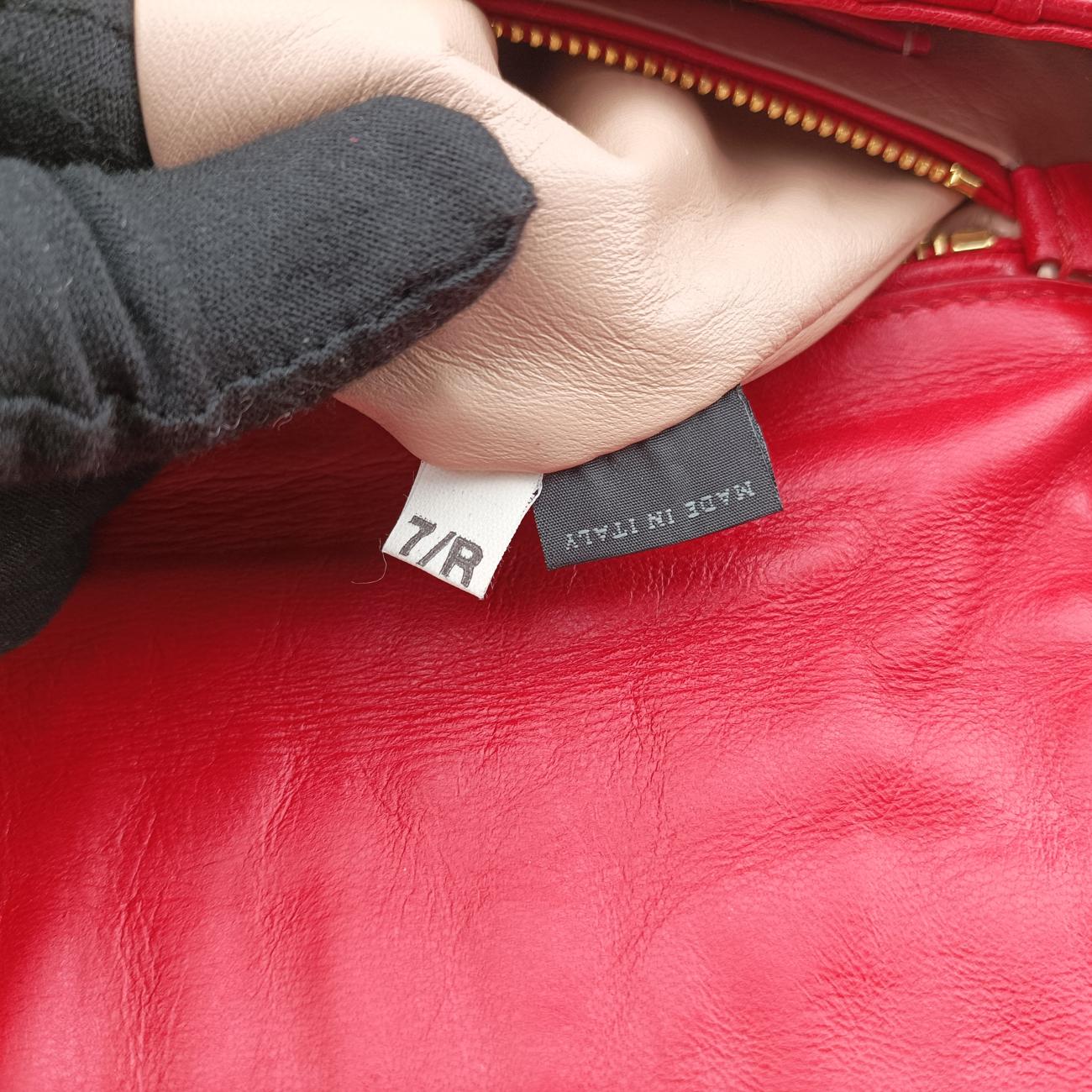 Capretto GaufreRedlambskin7/Rカプリット ゴーフルレッドラムスキン7/R