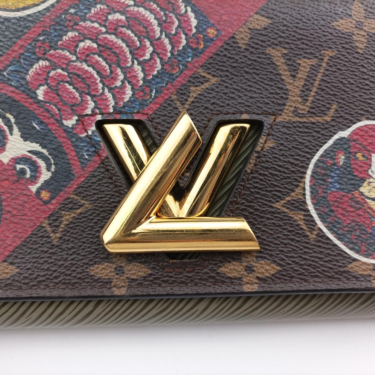 Portefeuille Twistbrown×multiMonogram Canvas×calf leatherM67270SP3137ポルトフォイユ ツイストモノグラム/ブラウン系×マルチカラーモノグラムキャンバス×カーフレザーM67270SP3137
