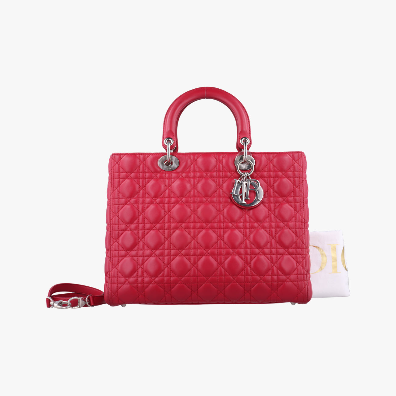 Lady DiorRedlambskin01-MA-0172レディディオールレッドラムスキン01-MA-0172