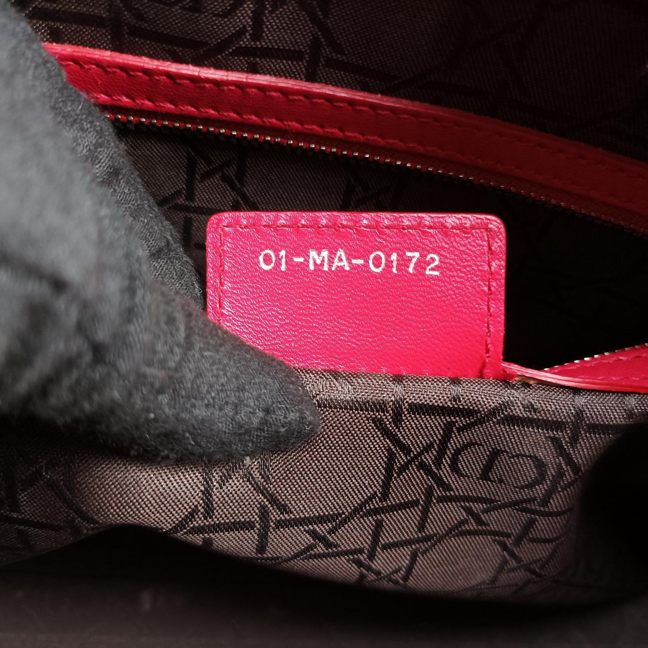 Lady DiorRedlambskin01-MA-0172レディディオールレッドラムスキン01-MA-0172