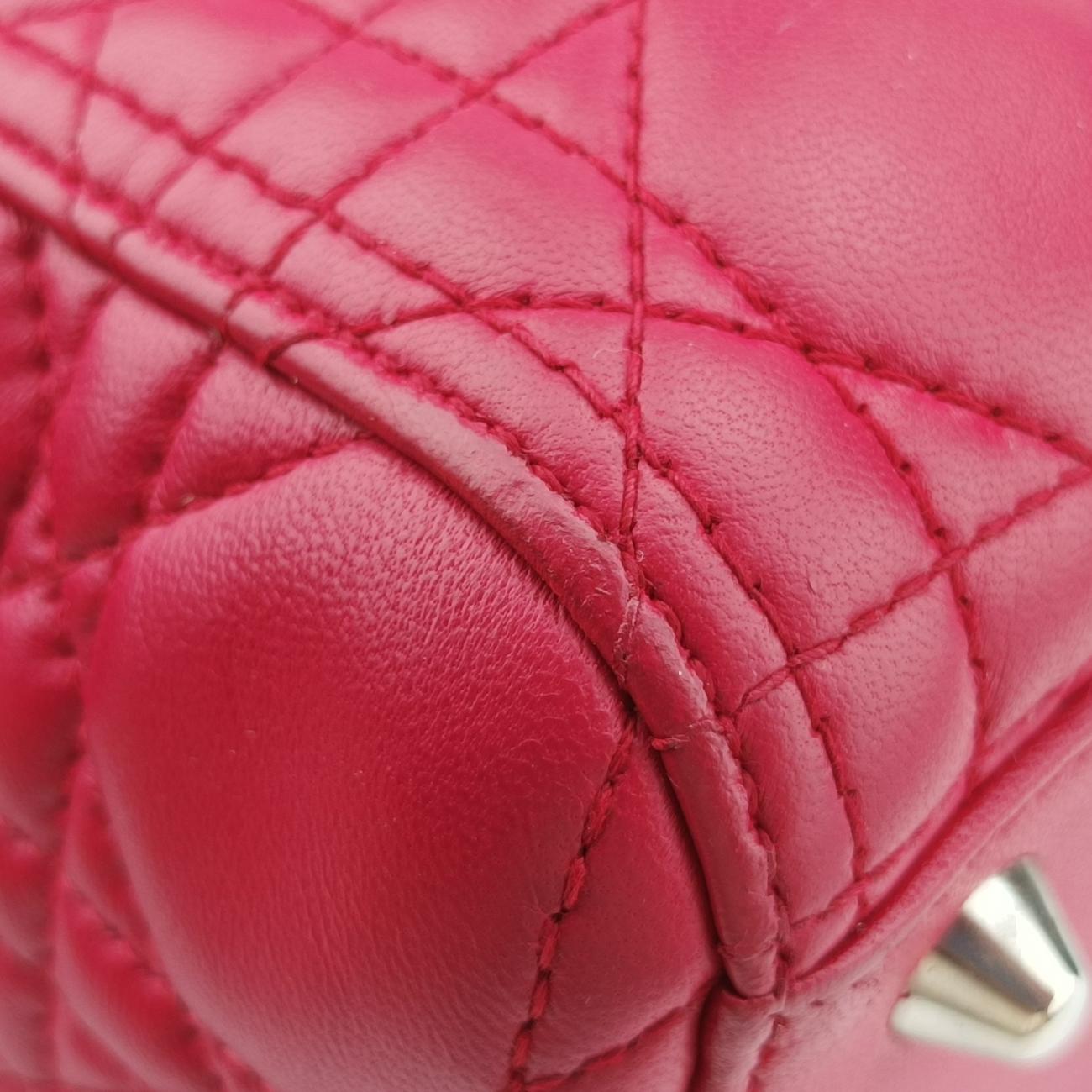 Lady DiorRedlambskin01-MA-0172レディディオールレッドラムスキン01-MA-0172