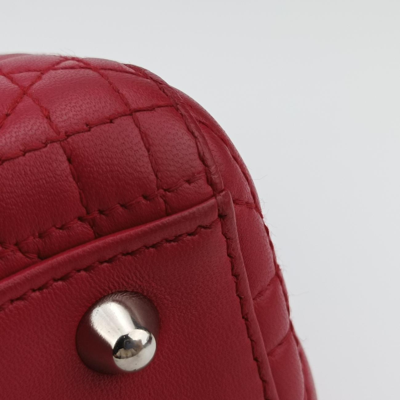 Lady DiorRedlambskin01-MA-0172レディディオールレッドラムスキン01-MA-0172