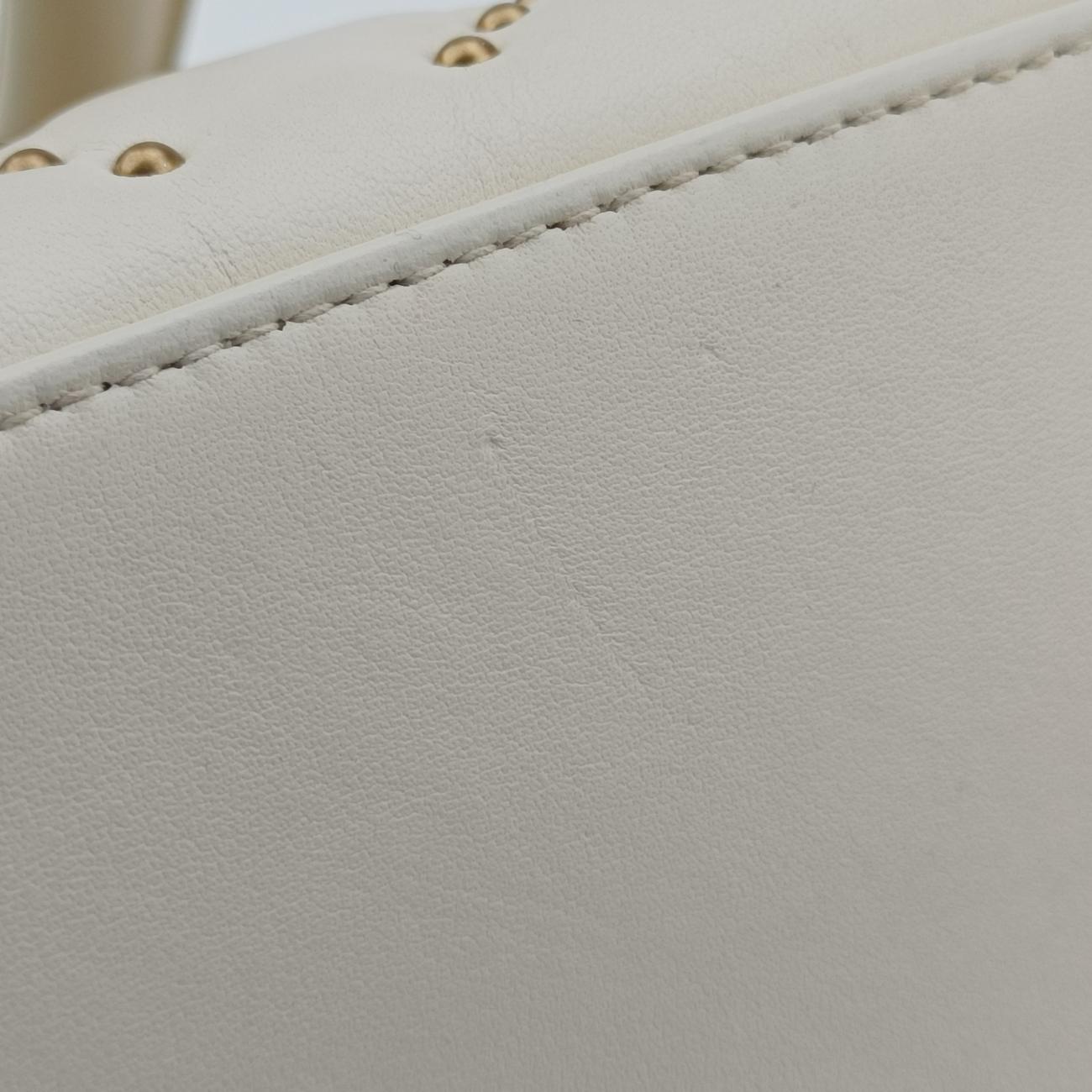 Lady DiorWhiteLeather16-BO-0117レディディオールホワイトレザー16-BO-0117