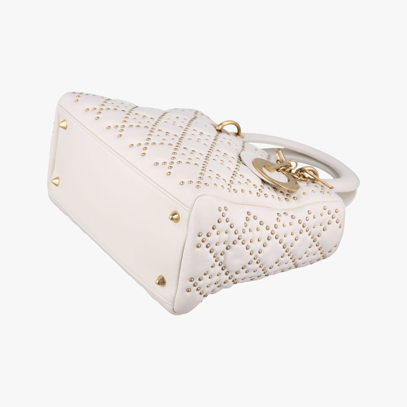 Lady DiorWhiteLeather16-BO-0117レディディオールホワイトレザー16-BO-0117