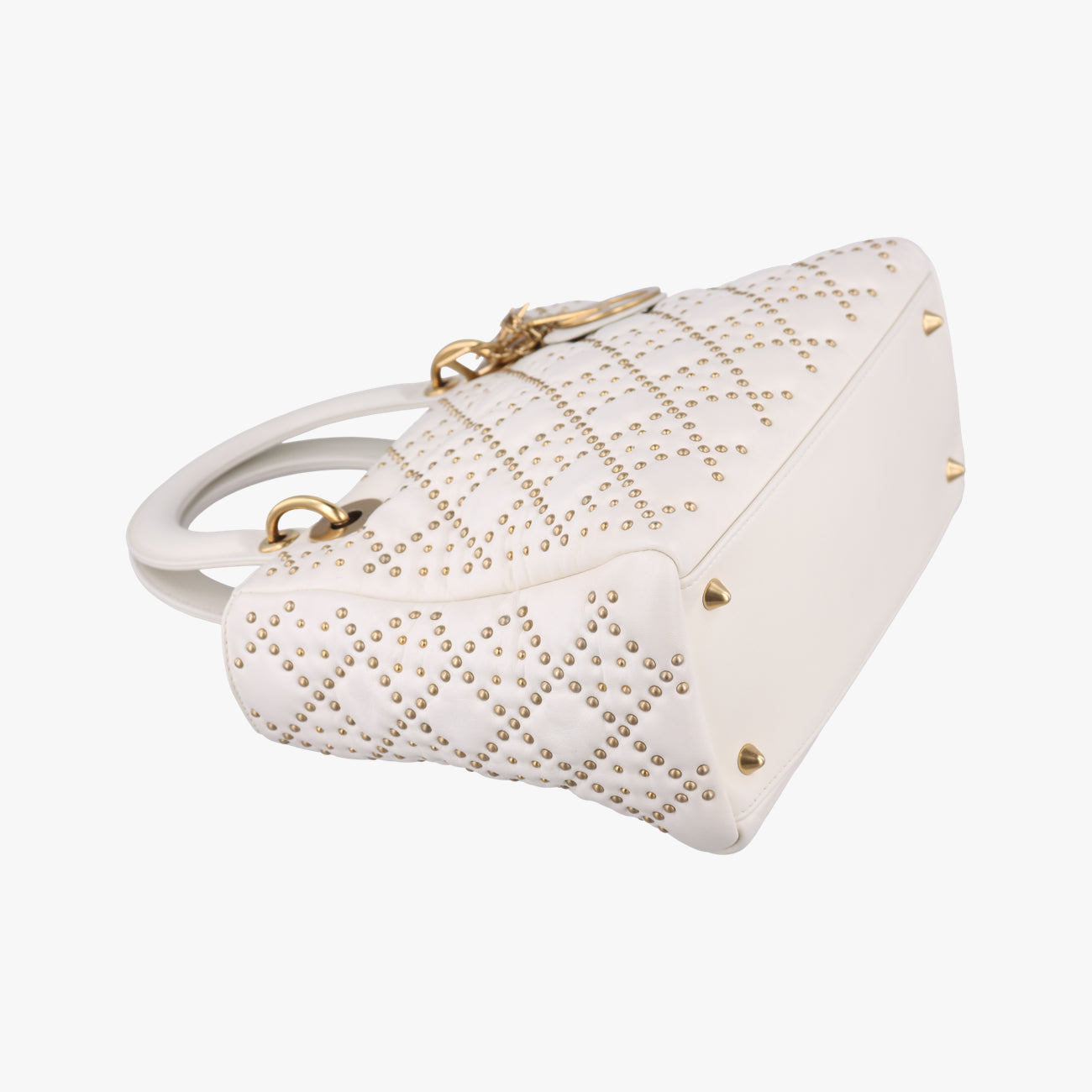 Lady DiorWhiteLeather16-BO-0117レディディオールホワイトレザー16-BO-0117