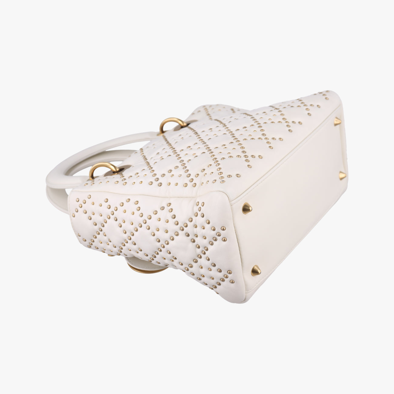 Lady DiorWhiteLeather16-BO-0117レディディオールホワイトレザー16-BO-0117