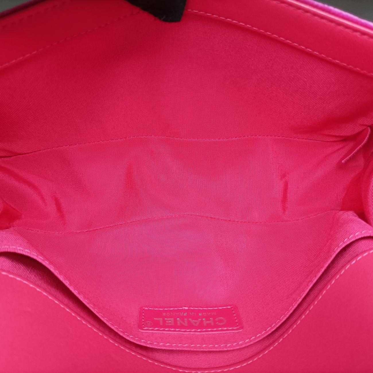 BOY CHANELPinkvelourA6708621478232ボーイシャネルピンクベロアA6708621478232