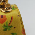 Stampata Palm Tree PrintYellow x Orange x Yellow GreenSaffianoleather400スタンパタ パームツリープリントイエロー×オレンジ×イエローグリーンサフィアーノレザー400
