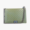 BOY CHANELGreenPatent LeatherA6708717953956ボーイシャネルグリーンパテントA6708717953956