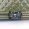 BOY CHANELGreenPatent LeatherA6708717953956ボーイシャネルグリーンパテントA6708717953956